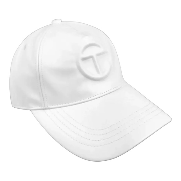 Telfar Accessories Telfar White Faux Leather Ball Cap Poshmark